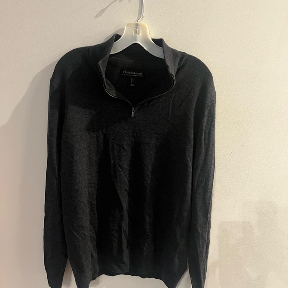 Christian Lacroix Grey  Zip-Up Sweater - Picture 1 of 3